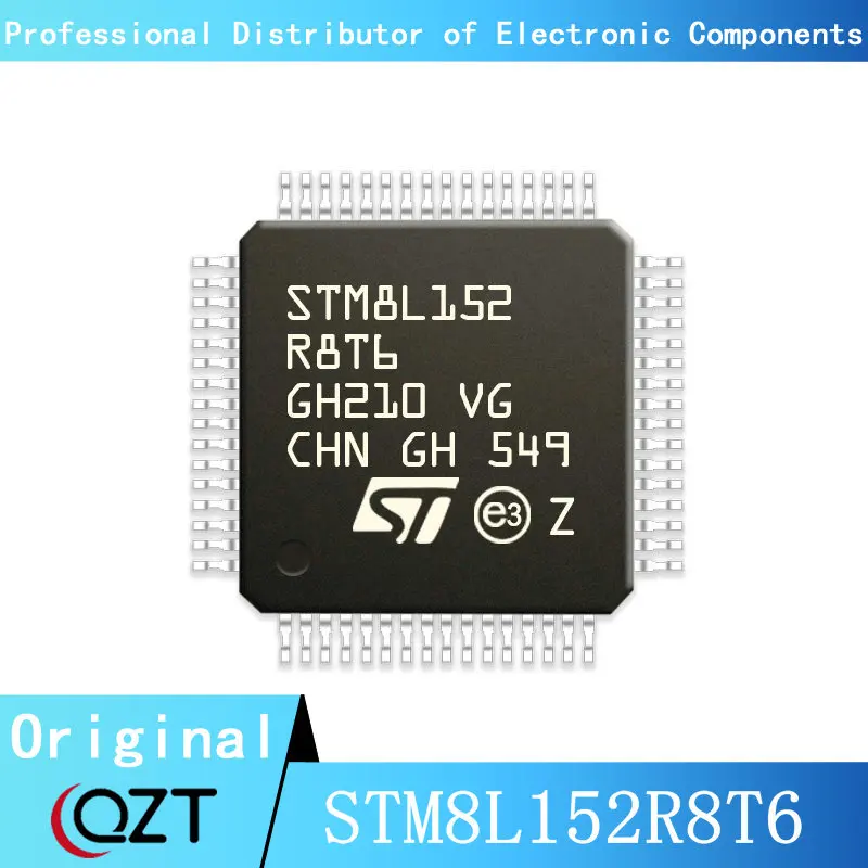 

10pcs/lot STM8L152 STM8L152R8 STM8L152R8T6 LQFP-64 Microcontroller chip New spot