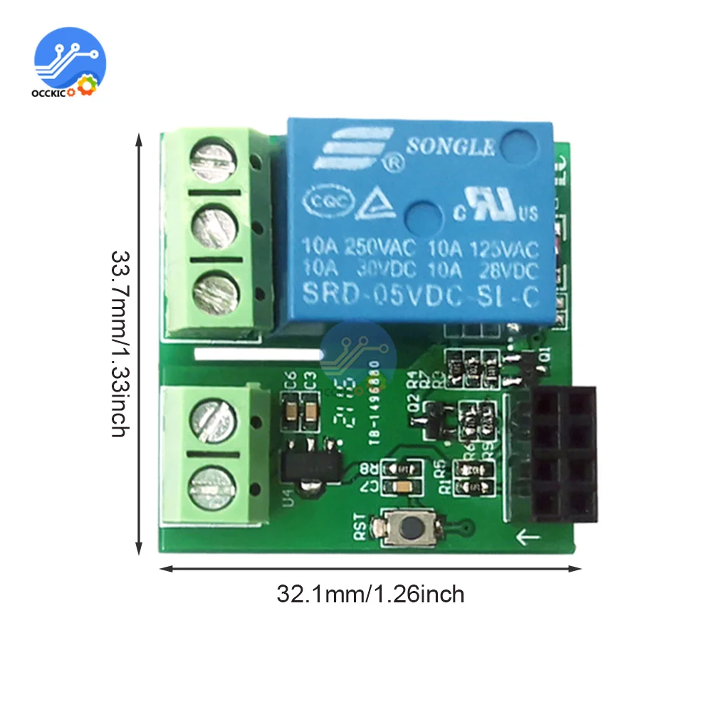 DC5V ESP8266 ESP-01/01S WIFI Relay Module Independent Backplane Relay Module IoT Smart Home Remote Control Relay Module