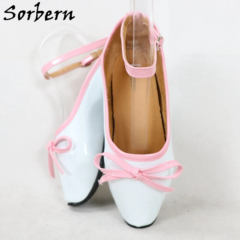 Sorbern Slip On Ballet Heel Shoes Women Pumps Fetish Tiptoe Heels Women Pump Slip On Heels Sexy Women 2018 Shoes 18Cm Heels