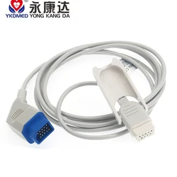 Free Shipping for Nihon Kohden Spo2 extension cable,14P DB9F,BSM-4101,4103,4111,4113