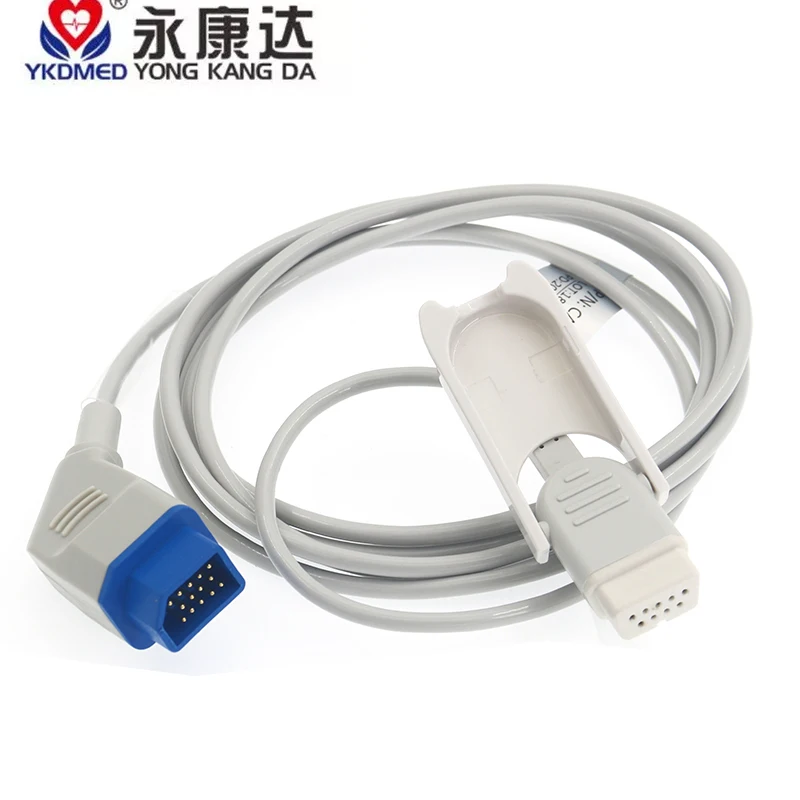 15PCS/Free Shipping for Nihon Kohden Spo2 extension cable,14P DB9F,BSM-4101,4103,4111,4113