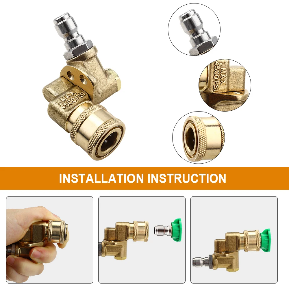 Bocal da arruela para pistola de pulverização ventilador turbo conjunto de bocais, 1/4 Polegada plug,, lavadora alta pressão, pistola limpeza acessórios do carro tornado