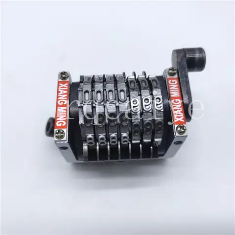 High Quality GTO46 GTO52 7 Digits Numbering Machine Horizontal Backward 09876...The Last Three Can Sink