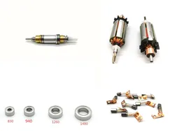 Strong 210 204 90 102L 105L Handpiece Motor Rotor Spindle Carbon brush Electric Manicure Nail Drill Accessories
