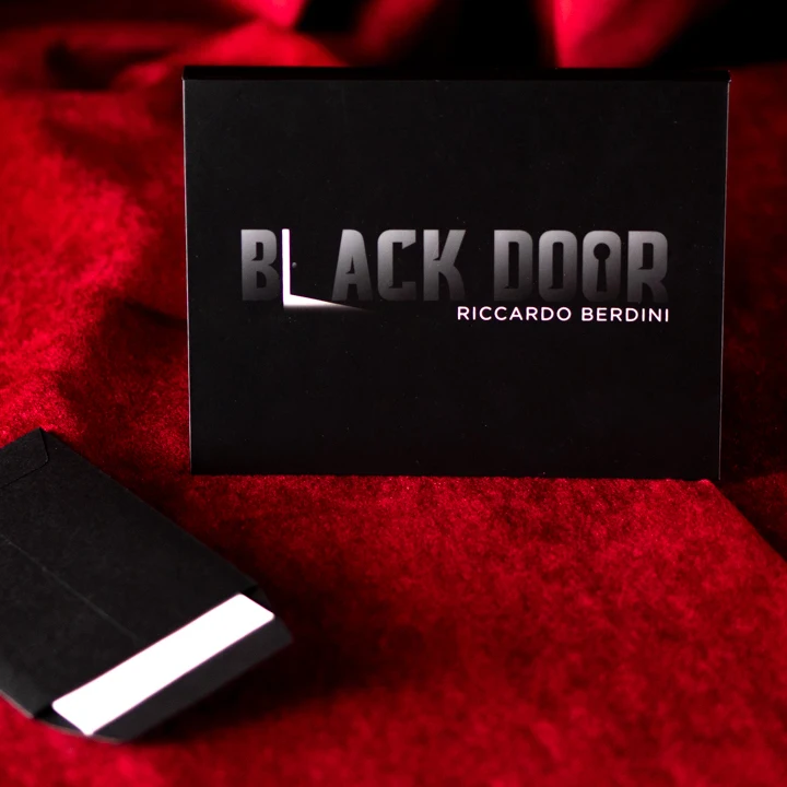 Black Door by Riccardo Berdini (2 Envelopes) close up magic Illusion Mentalism magic tricks illusion,card magie props Gimmicks