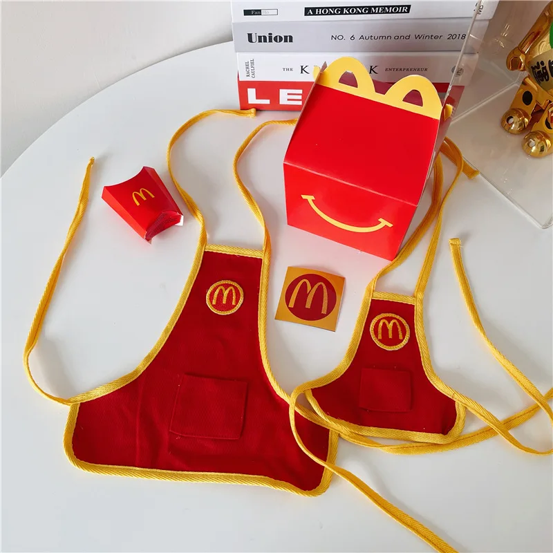 SUPREPET Cute Cafe Work Kitten Clothes Dog Bib Apron Pet Saliva Towel Cat Saliva Towel Puppy Bibs Pet Clothing Cat Assessoires