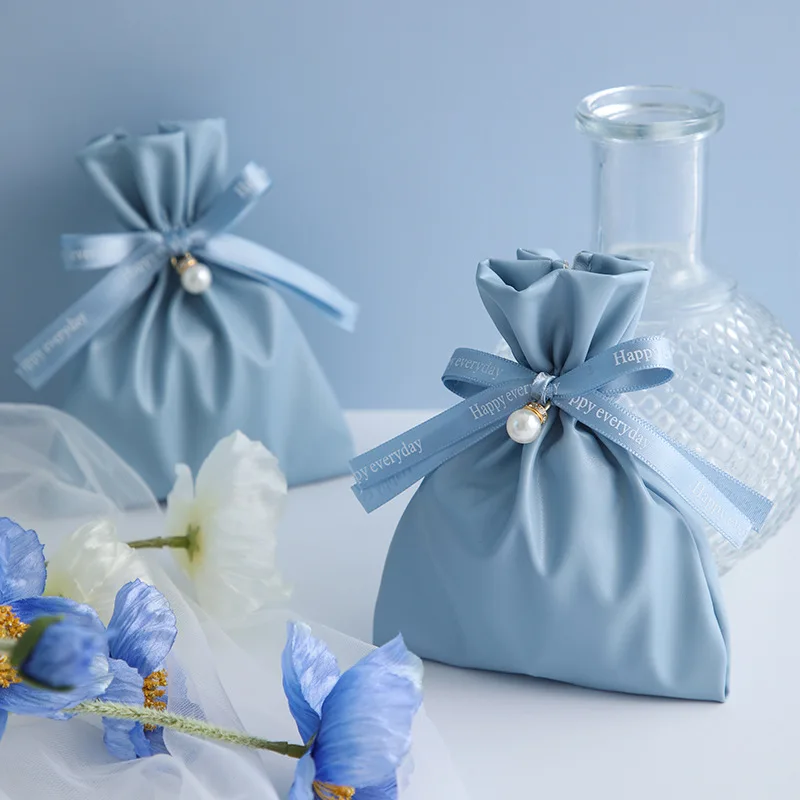 

Nordic style wedding candy box wedding candy bag wedding gift box girl leather hand gift wedding candy bag packaging