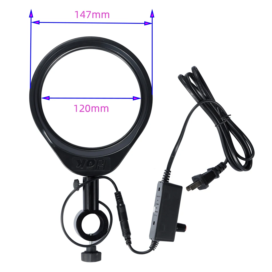 Industrial Electronic Video Microscope Adjustable Brightness LED Light Source large Field of View and Large Area illuminator