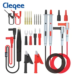 Cleqee Multimeter probe  probes replaceable needles test leads kits probes for digital multimeter cable feeler for multimeter