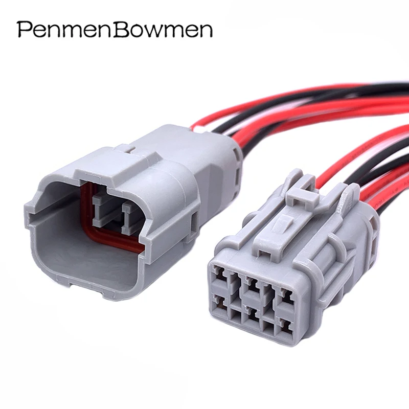 

1 Pc 6 Pin Furukawa Auto KET Waterproof Electrical Cable Connectors Wire Harness Cable Tail Lamp Plug MG640337-5 MG610335-5