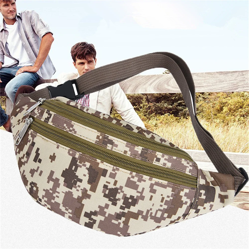 Tactical Men\'s Bag Outdoor Hunting Camping Camo Handbag Accessories Tools Pack Travel Pauch Male Crossbody Chest Money Belt Bags