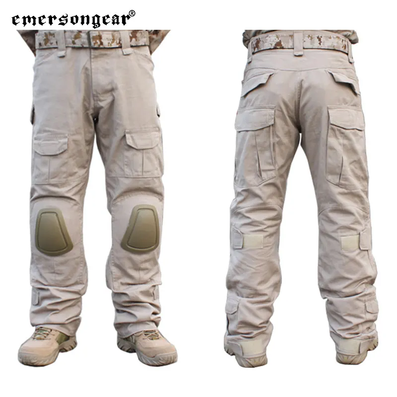 Emersongear Tactical Combat Pants Gen 2 G2 Mens Duty Cargo Trousers Airsoft Hunting Outdoor Cycling Hiking Sports Casual TAN