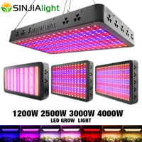 SINJIAlight 1200W 2500W 3000W 4000W LED Grow Light Full Spectrum Growing Lamp Timing Color Change for Indoor Plants Grow Tent