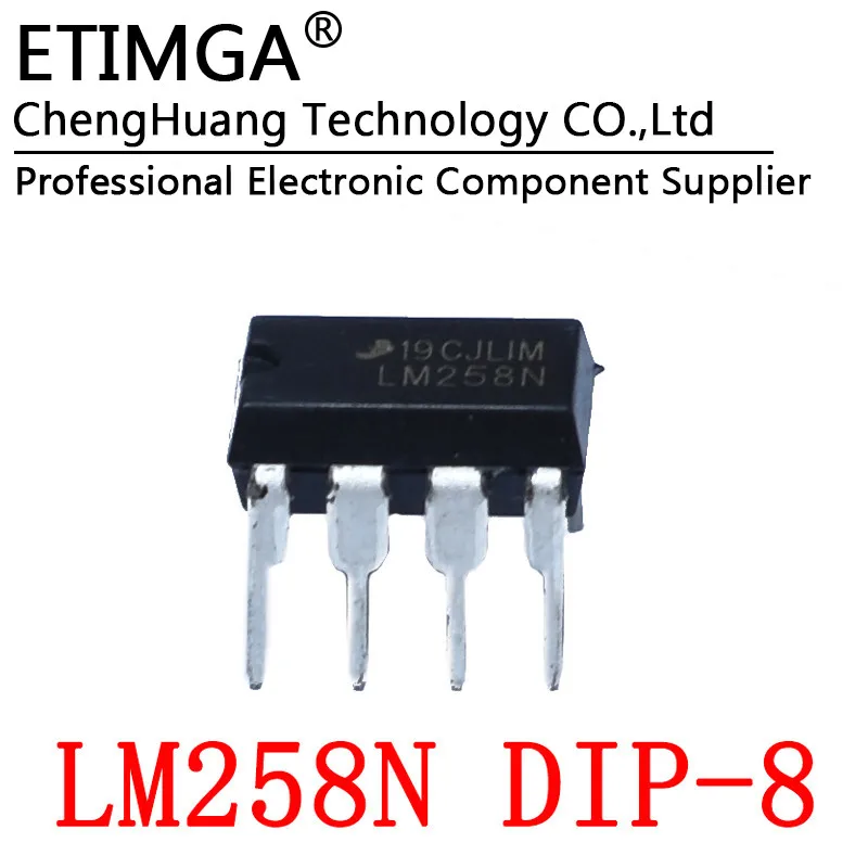 10 قطعة/الوحدة LM258 LM258N LM258P DIP-8 منخفضة الطاقة المزدوج التشغيلية مكبر للصوت