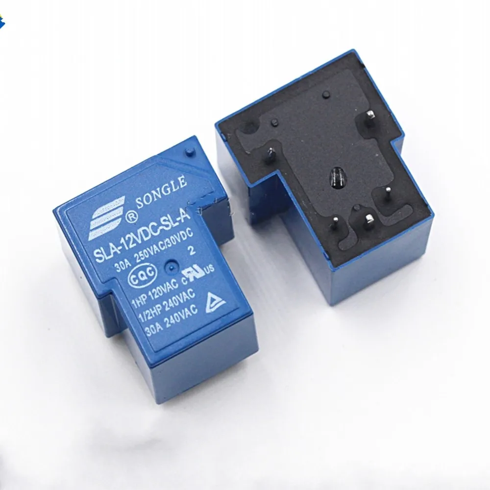 10pcs Power relays SLA-12VDC-SL-A 12V 30A 5PIN T90 a group of normally open new and original