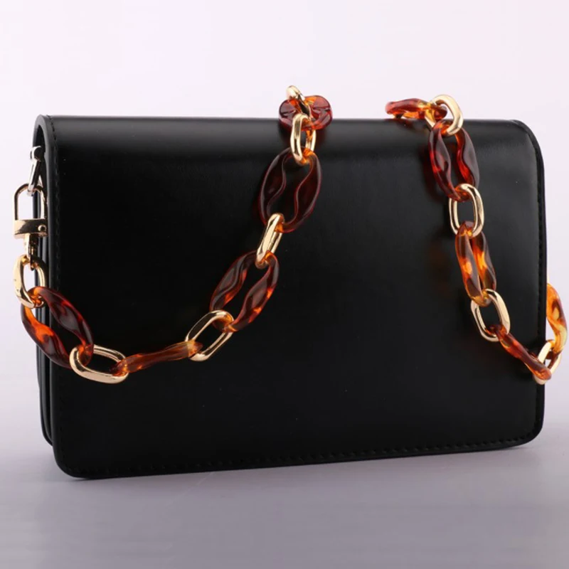 40/60cm Acrylic Bag Chain Bag Strap Removable Bag Accessories Women\'s High Quality Chain For Bags Purse Chain Bag Handle 2021