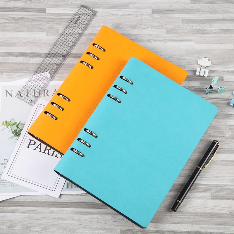 Loose Leaf Factory Direct Sales Creative Stationery Notebook 6 Colors Detachable Binder Office Supplies Diary