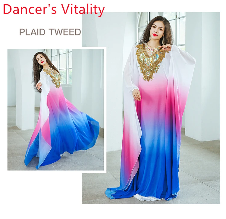 Belly Dance Performance Clothes Bellydance Khaleegy Robe for Women