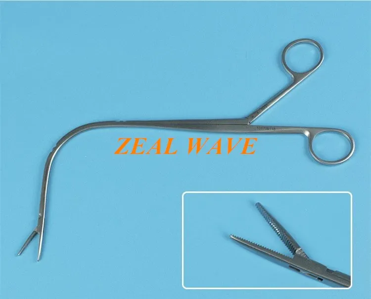 Fishbone Throat Tool Fish Bone Removal Throat Forceps  Foreign Body Throat Forceps  Indirect Throat Forceps