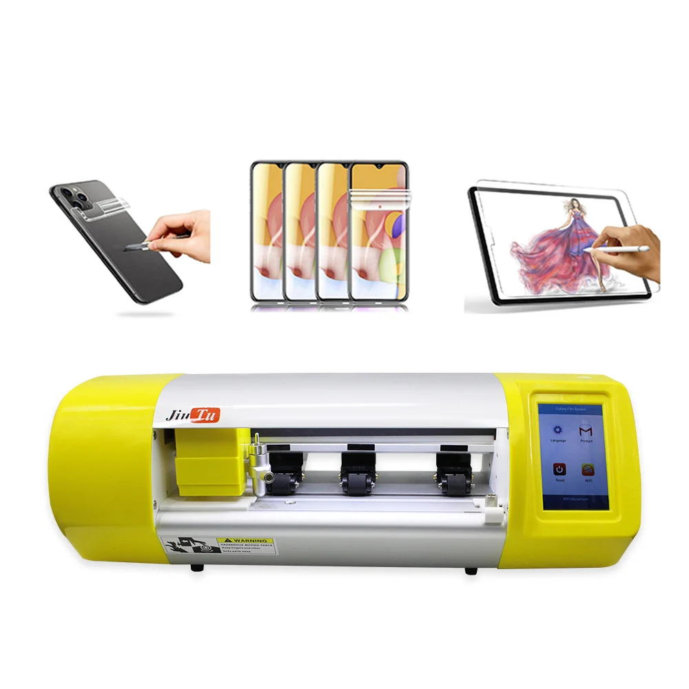 Jiutu TPU Film Cutting Machine Mobile Phone Built In Computer Screen Protector Hydrogel Film Cutter Plotter
