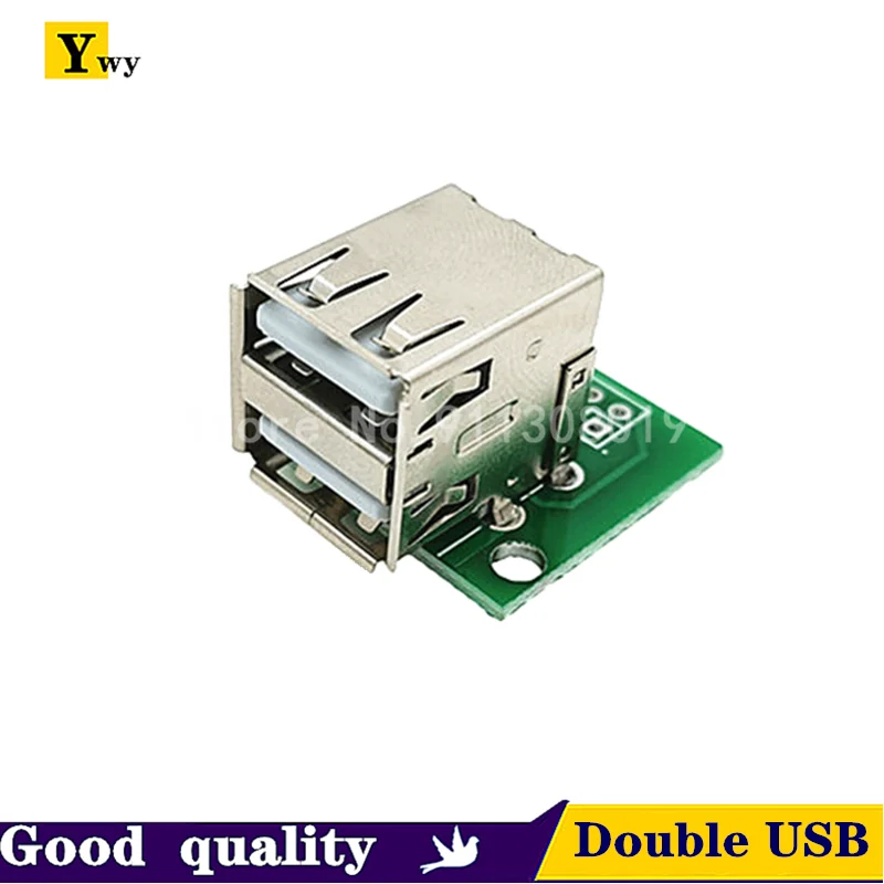 USB 2.0 Universal Serial Bus USB Female Dual-row USB Straight Needle Curved Needle Connector 2.54 mm PCB Converter Adaptation