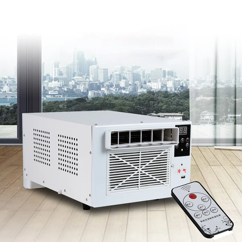 Climatiseur de bureau avec panneau de commande LED, mini climatisation domestique, télécommande, minuterie de 12 heures, 110V, 220V