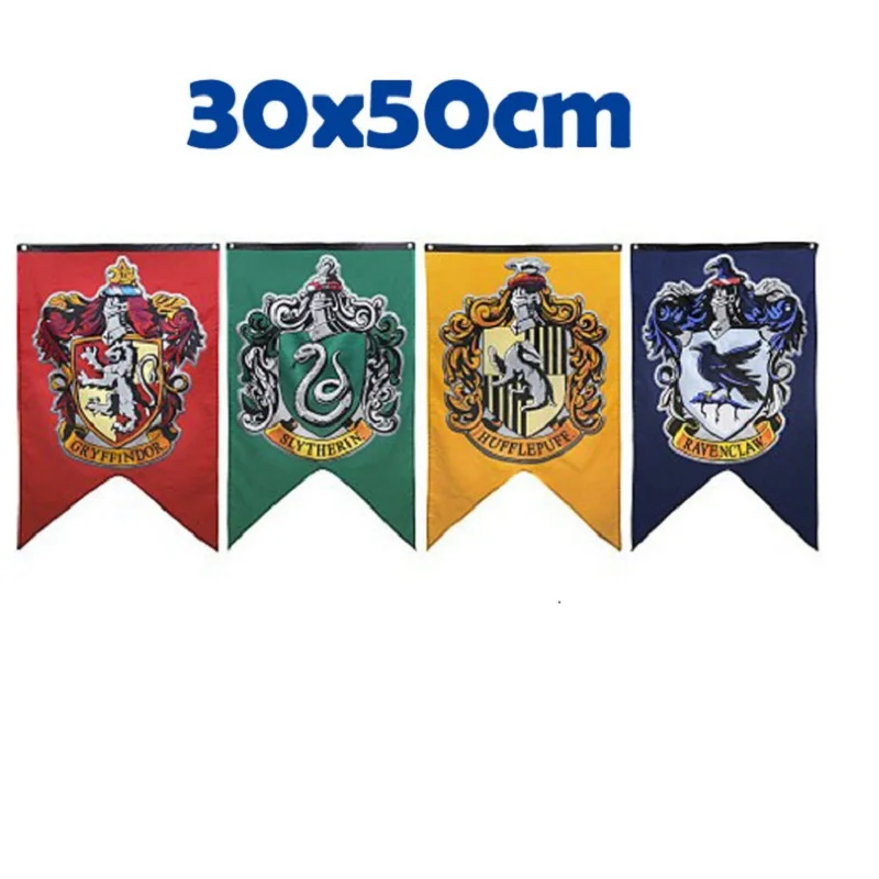 30*50cm Magie Schule Banner Flagge Party Dekoration Hängen Malerei Action Figur Spielzeug Geschenk