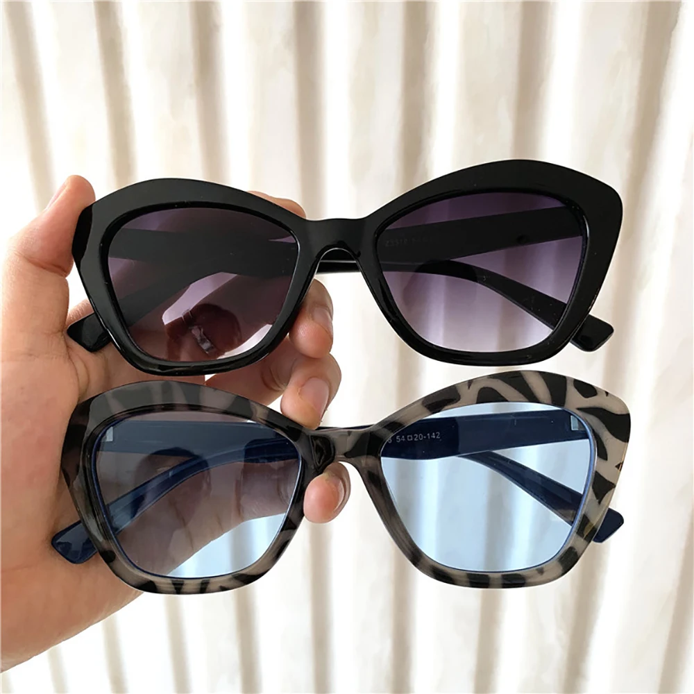 

VIVIBEE Cat Eye 2025 Sunglasses Women Gradient Lens Retro Cateye Eyewear Summer Female Brand Design Sun Glasses