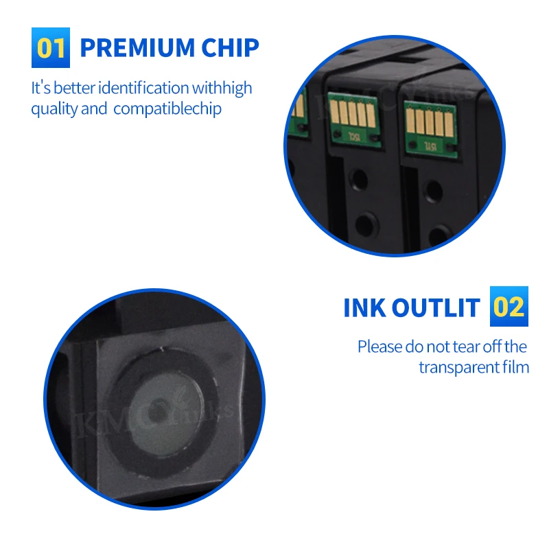 KMCYinks 4pcs pgi1500 BK/ C/ M/ Y Compatible Ink Cartridge For CANON MAXIFY MB-2050 2150 2300 2350 2355 2356 2357 2750 printer