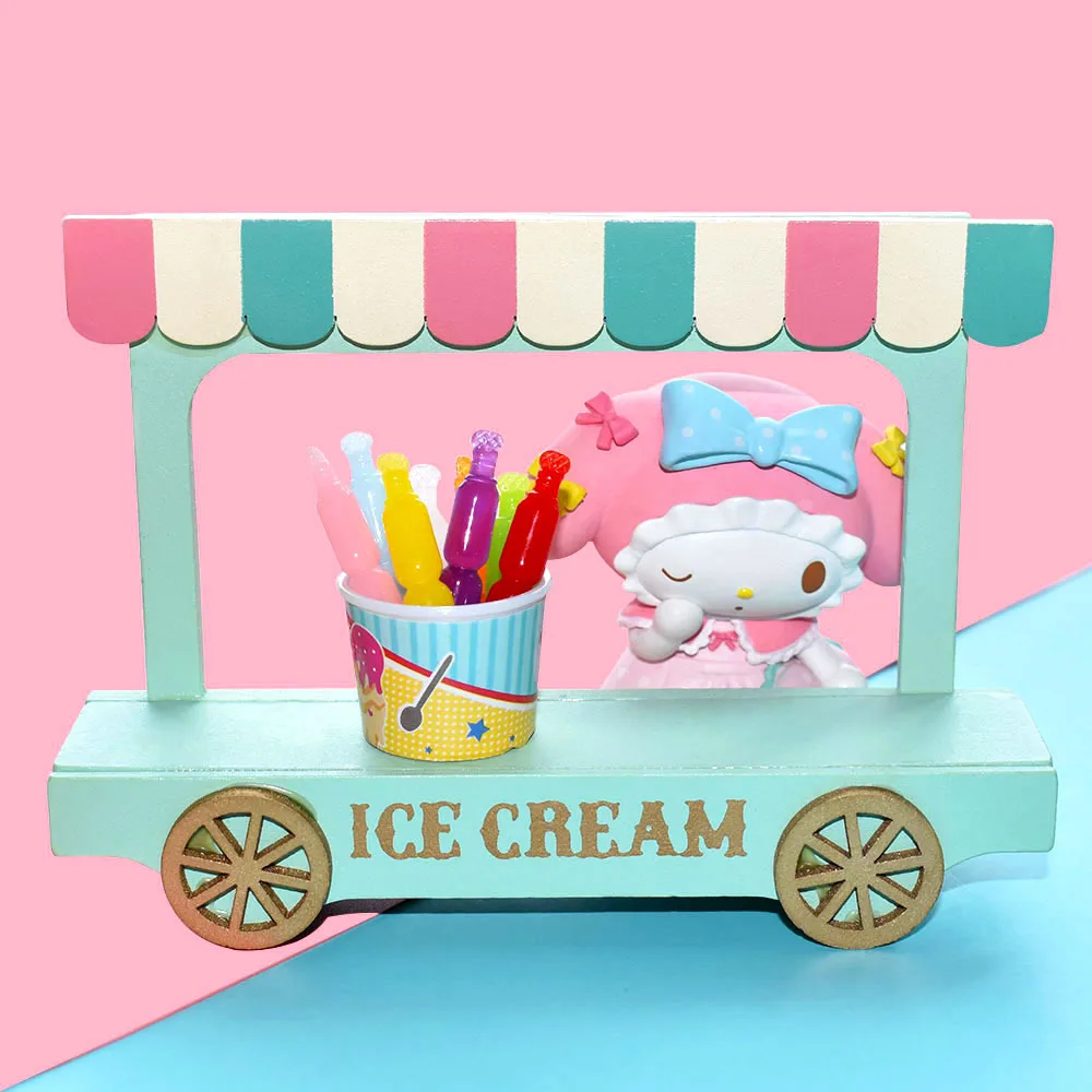 10Pcs Simulation Mini Popsicle Food Play Miniature Resin Cabochon DIY Jewelry Making Accessories Dollhouse Toy Scrapbook Crafts