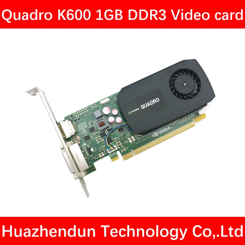 

Original Quadro K600 1GB DDR3 PCIE Professional K 600 Graphics Card CAD Video Editing Video card