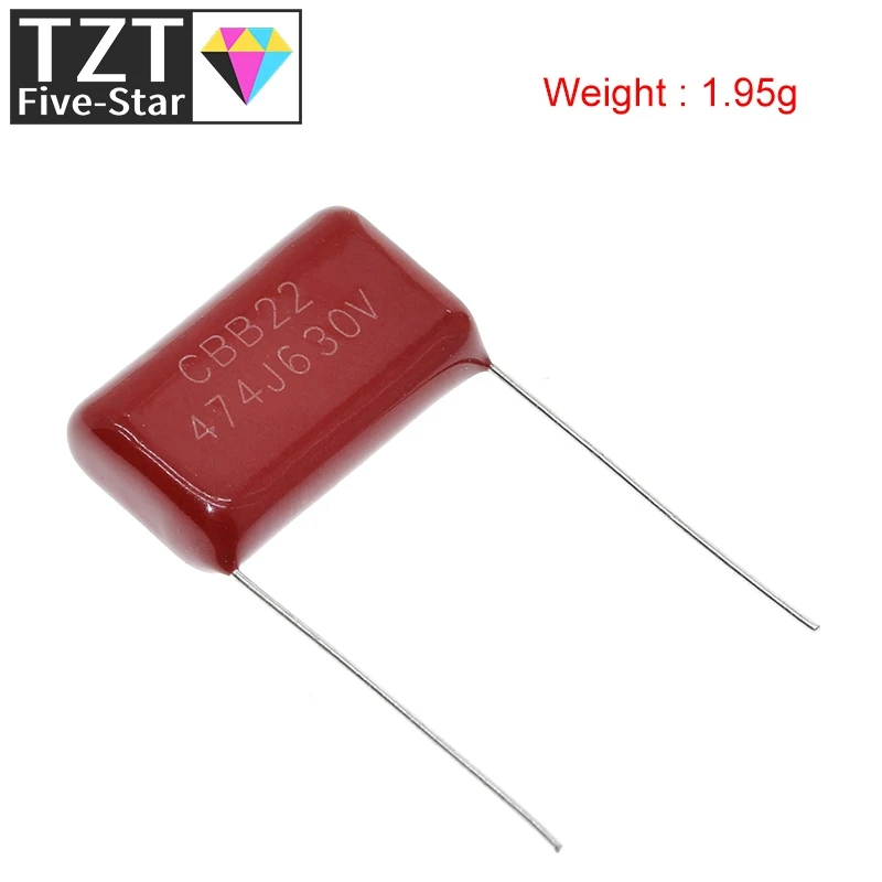 10/30 Stück 630V474J 0,47UF 470NF Abstand 20MM 630V 474 CBB Polypropylen-Folienkondensator – Detail 1