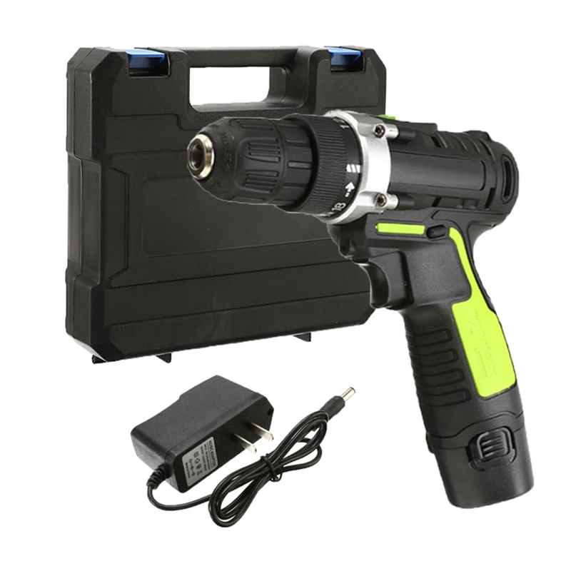 12V Electric Screwdriver Lithium Battery Rechargeable Multi-function Cordless Electric Drill Rotary Power Tools