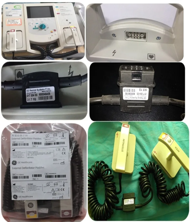 

GE original imported CARDIOSERV defibrillator external defibrillation handle Order number 21730403