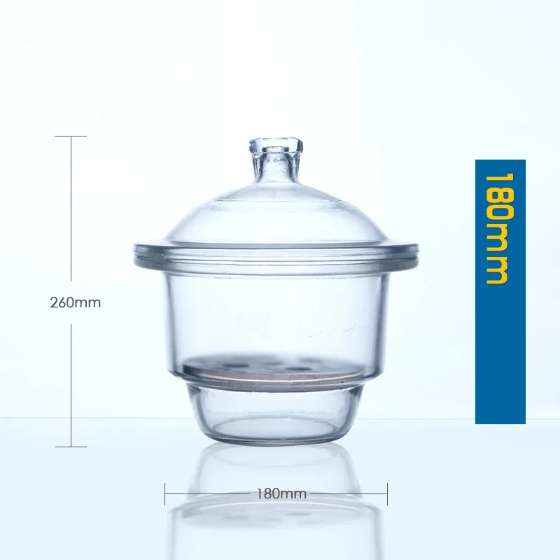 Laboratory Vacuum Dryer Laboratory Transparent Vacuum Drying Dish Thickened Glass 150-240mm