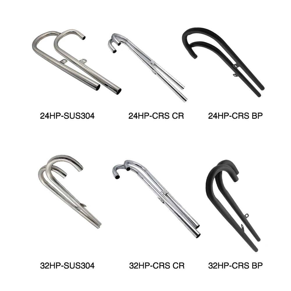 ZSDRTP CJ-K750 Motorcycle Exhaust Pipe with Nuts 24HP 32HP for BMW K750 R71 R12 CJ-k750 Ural M1 M72 and Dnepr MT12