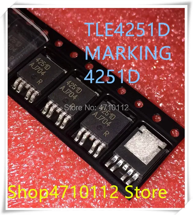 

NEW 10PCS/LOT TLE4251D TLE4251 4251D TO-252-4 IC