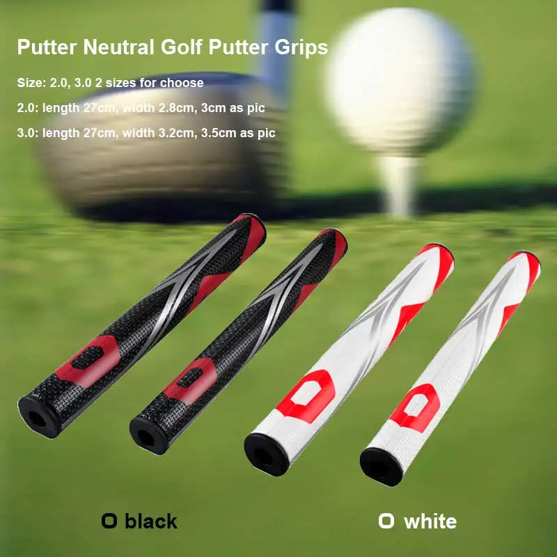 Glued Ultra-Light Pu Putter Neutral Golf Putter Grips 2.0 3.0 Grips Unique Design Black/White