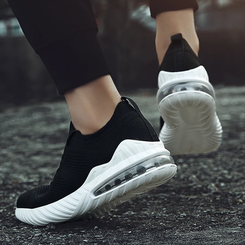 

Men Tennis Shoes Tenis Masculino 2019 Hot Sale High Quality Sports Shoes For Man Air Cushion Fitness Male Soft Comfort Sneakers