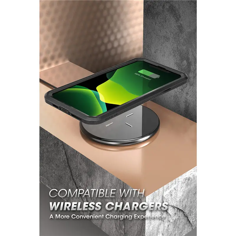 For iPhone 11 Case 6.1" (2019 Release) SUPCASE UB Pro Full-Body Rugged Holster Cover with Built-in Screen Protector & Kickstand