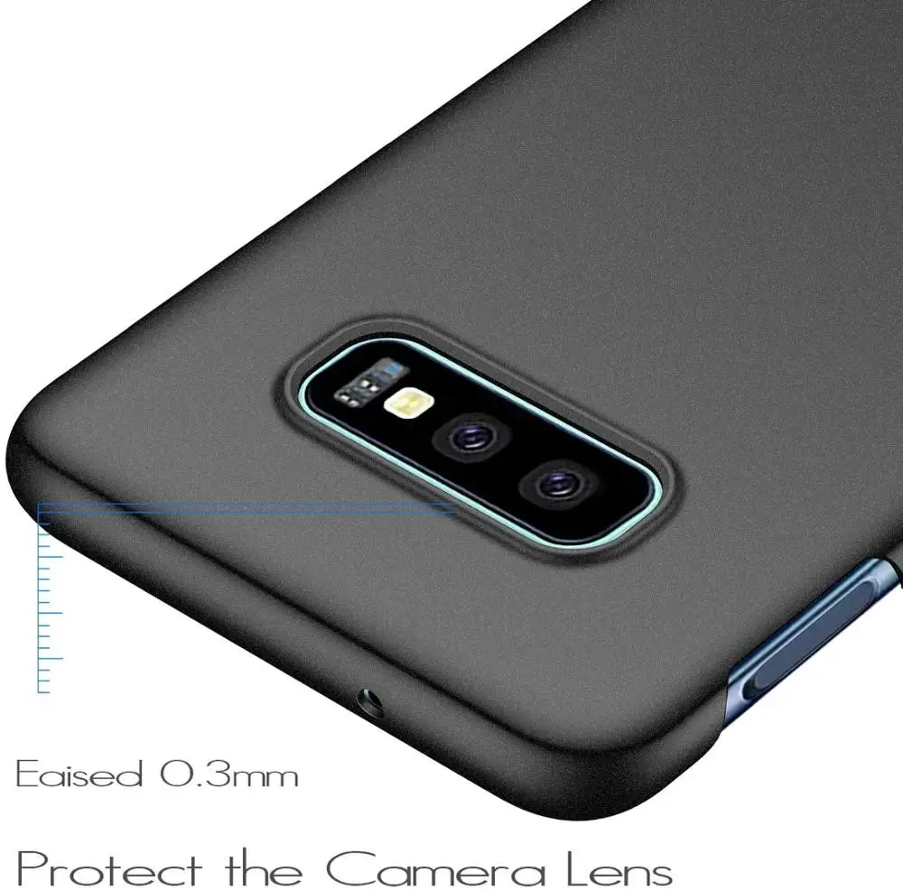 For Samsung Galaxy A50 A70 A80 A20 Top Quality Ultra Thin Hard Cover Case For Galaxy S10e Luxury Slim Matte Plain Black PC Cases