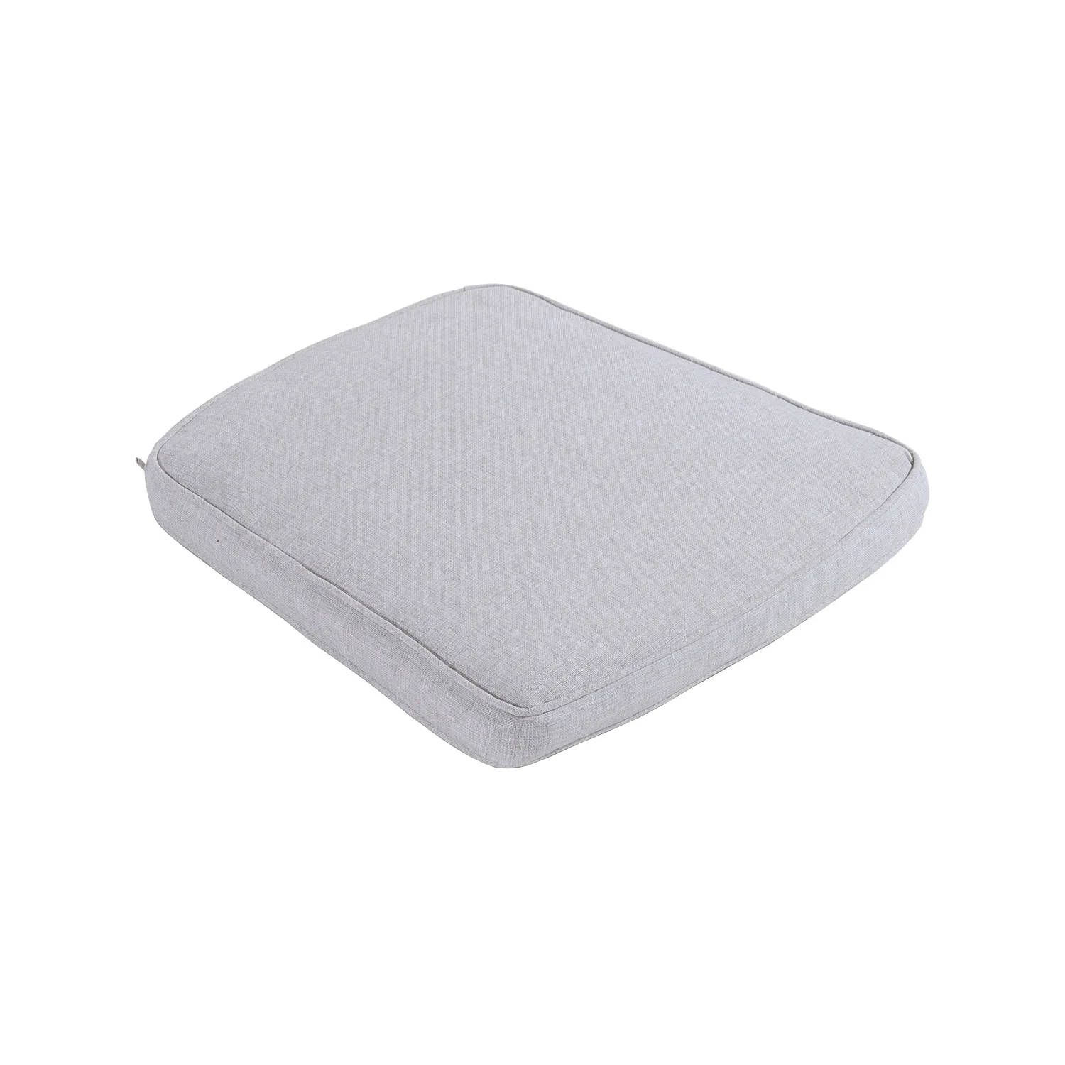 Olefin Curved Light Grey Garden Chair Cushion Size 45x47x5 cm No Losing color, Unpadding, Outdoor Cushion, Garden Cushion, Outdoor Pillows, Chair and Armchair Cushion