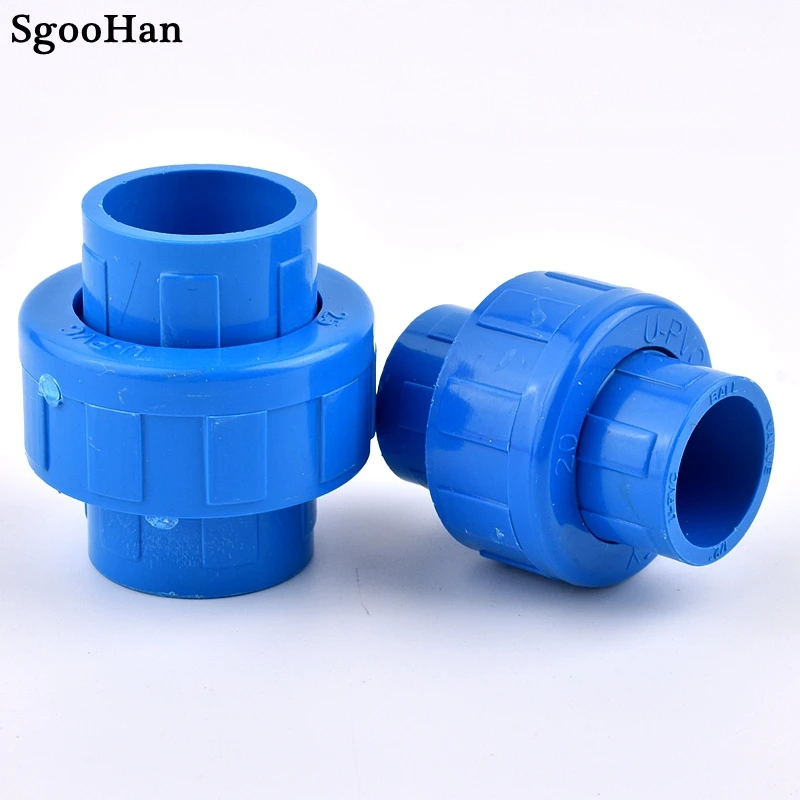 1~20pcs Inner Diameter 20~110mm PVC Pipe Union Connector Garden Irrigation Aquarium Fish Tank Tube Watering Adapter Fittings