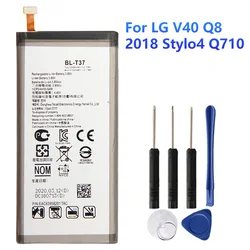 Original Replacement Battery BL-T37 For LG V40 ThinQ Q710 Q8 2018 Version Q815L Authentic Phone Batteries 3300mAh