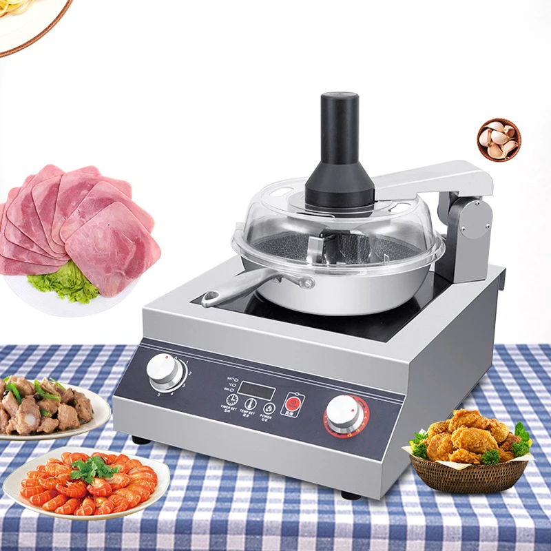 5000W Cooking machine SMK-8000 fried rice machine chain fast food restaurant canteen automatic cooking machine commercial