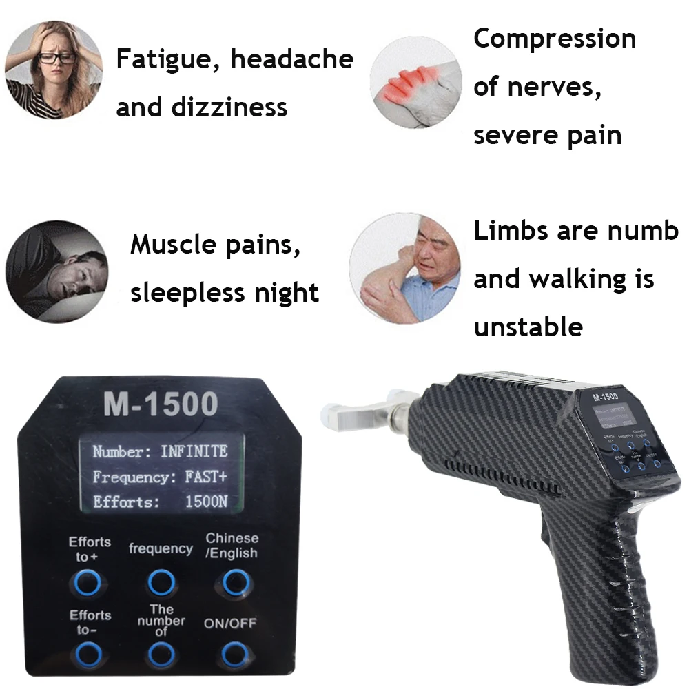1500N ไคโรแพรคติกปรับเครื่องมือกระดูกสันหลังแก้ไขปืน 6 หัวปรับ Intensity Therapy กระดูกสันหลัง Health Care Massager 2025 ใหม่