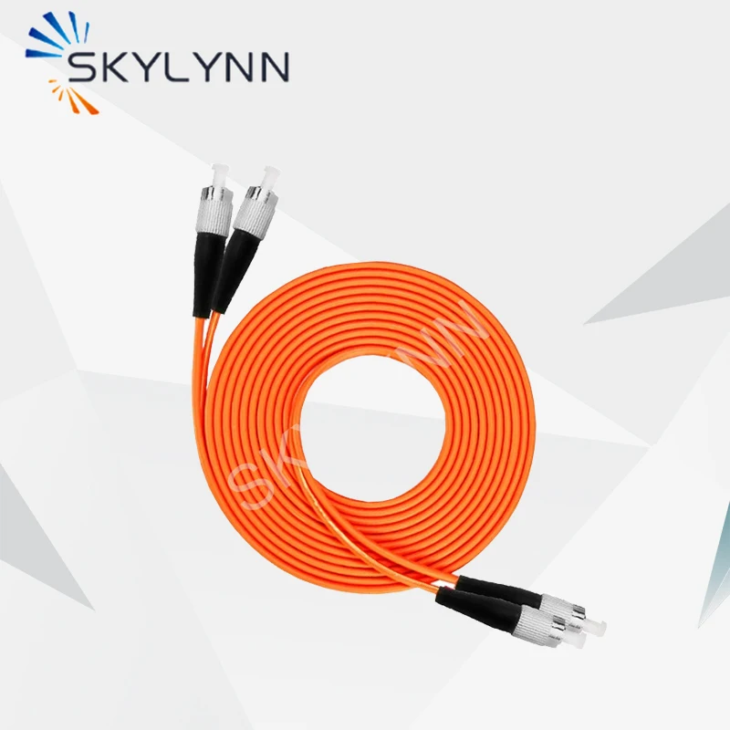 

30PCS 3 Meter Length FC/UPC-FC/UPC Multimode OM2 Orange LSZH Jacket Duplex 2.0mm FTTH Fiber Optic Patch Cord, IL Less Than 0.3db