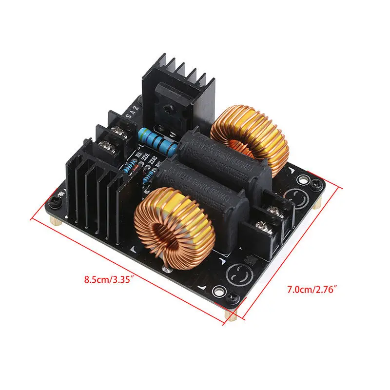 Módulo de bobina de calentamiento por inducción de bajo voltaje, calentador de controlador Flyback, 1000W, 20A, ZVS