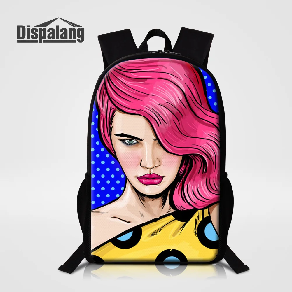 

Brand Designer School Bags For Girls Custom Logo Sublimation Backpack 3D Cartoon Printing Bookbag For Primary Student Schoolbag