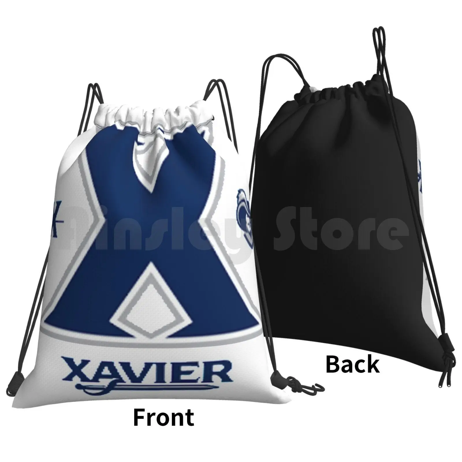 Xavier University Backpack Drawstring Bags Gym Bag Waterproof Xavier University Basketball School Support Cool Xmen X Men